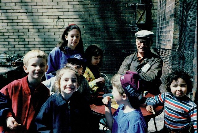 Danny, Kate, friends, Grandpa